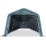 Removable Livestock Tent PVC 550 g/m 3.3x16 m Dark Green 3055651