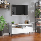TV Cabinet White 100x34.5x44.5 cm Engineered Wood 831901