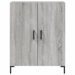 Highboard Grey Sonoma 69.5x34x180 cm Engineered Wood 3189259