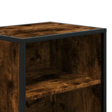 Bedside Cabinets 2 pcs Smoked Oak 40x31x50 cm Engineered Wood and Metal 848704