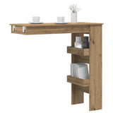 Wall Bar Table Artisan Oak 102x45x103.5 cm Engineered Wood 856861
