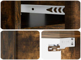 Wall-Mounted Bedside Cabinet 2 pcs Smoked Oak 49 x 34.5 x 20 cm 899136