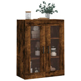 Wall Mounted Cabinet Smoked Oak 69.5x34x90 cm 828481
