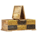 ZNTS Coffee Table 100x50x35 cm Solid Mango Wood 247881