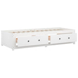 Day Bed without Mattress White 80x200 cm Solid Wood Pine 821585