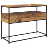 Console Table Old Wood 100 x 40 x 75 cm Engineered Wood 882227