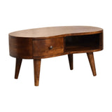 Mini Chesnut Wave Coffee Table IN3338