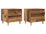 Bed Cabinets 2 pcs Old Wood 40 x 35 x 50 cm Engineered Wood 885669