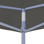 Professional Folding Party Tent 2x2 m Steel Anthracite 48883