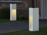 Solar Led Pathway Light 2 pcs Warm White 18 x 18 x 80 cm 879717