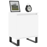 Bedside Cabinets 2 pcs High Gloss White 40x30x50 cm Engineered Wood 826849