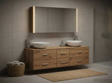 Bathroom Furniture Set 4 pcs Artisan Oak 3406750