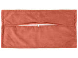 Cushion Cover 6 pcs HOUTEN Red Orange 50 x 70 cm Corduroy 919506