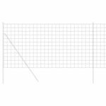 Hexagon Fence Silver 1.4 x 10 m Galvanised steel 42005649