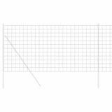 Hexagon Fence Silver 1.4 x 10 m Galvanised steel 42005649