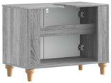 Bathroom Sink Cabinet ALKMAAR Grey Sonoma 59.5 x 31.5x 59 cm 896131