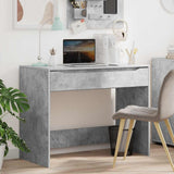 Desk with Drawer Concrete Grey 100 x 50 x 78 cm Engineered Wood 888940