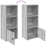Bookcase Grey Sonoma 31x24x77 cm Engineered Wood 860333