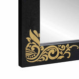 Bathroom Cabinet Set Wall-mounted 2 pcs Black Solid Mango Wood 3310159