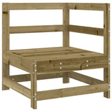 ZNTS 10 Piece Garden Sofa Set Impregnated Wood Pine 3250655