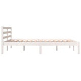 Bed Frame without Mattress 135x190cm White Double 810406