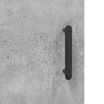 Highboard Concrete Grey 69.5x34x180 cm Engineered Wood 3189457