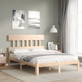 Bed Frame without Mattress 120x200 cm Solid Wood Pine 3193591