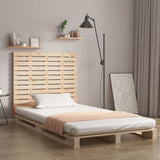 Wall Headboard 146x3x91.5 cm Solid Wood Pine 824683