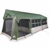 Family Tent Green and White 620 x 322 x 240 cm Polyester 4100697