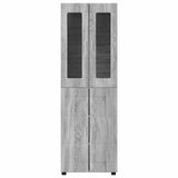 Highboard FLORIN Grey Sonoma 60 x 35 x 182 cm Engineered Wood 3397920