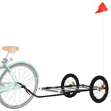 Bike Trailer Black 135x68x37 cm Iron 94206
