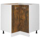 Kitchen Cabinet Lyon Smoked Oak 75.5x75.5x81.5 cm Engineered Wood 815582