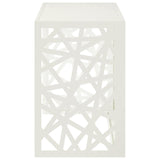 Air Conditioner Cover White 90 x 40 x 60 cm Steel 8014151