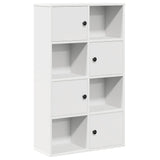 Bookcase White 60x24x101.5 cm Engineered Wood 860391