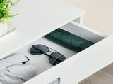 Shoe Cabinet, Slim Storage Cabinet with Drawer, 2 Flip-up Doors and Adjustable Shelf, Narrow T3398P329488