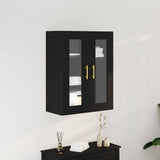 Wall Cabinet Black Oak 69.5 x 34 x 90 cm Engineered Wood 862167