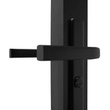 Interior doors 83 x 201.5 cm Aluminium Black and Transparent 151199
