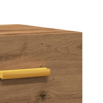 ZNTS Wall-mounted Bedside Cabinets 2 pcs Artisan Oak 35x35x20 cm 857066