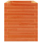 Garden Planter Wax Brown 70x40x45.5 cm Solid Wood Pine 847265