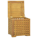 Rope Box 40x40x40 cm Solid Wood Teak 338262