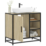 Bathroom Sink Cabinet Sonoma Oak 65x33x60 cm Engineered Wood 849285