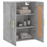 Wall Mounted Cabinet Concrete Grey 69.5x34x90 cm Engineered Wood 830368