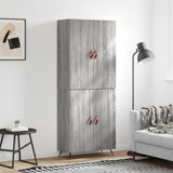 Highboard Grey Sonoma 69.5x34x180 cm Engineered Wood 3195657