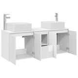 Bathroom Cabinet Set 3 pcs High Gloss White 49.5 x 41 x 63 cm 3405641