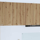 Hanging Cabinet with Door Artisan Oak and White 50 x 31 x 80 cm 884273