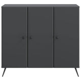 Sideboard Black 89 x 34.5 x 80 cm Engineered Wood 895566