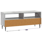 LED TV Cabinet Concrete Grey Engineered Wood 896988