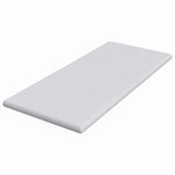 Mattress Topper White 90 x 190 x 6 cm Jaquard Fabric 4106200