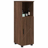 Bathroom Cabinet with Storage Brown Oak 30 x 35 x 95 cm 883321