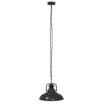ZNTS Pendant Lamp E27 Black Ø 31 cm Iron 4103456